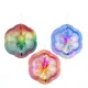 1pcs ABS Hexagonal Wind Spinner 20.1*20.1cm Colorful 3D Bird Repelling Wind Chime Household Garden