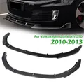 3pcs/set Car Front Bumper Lip Spoiler Splitters for Volkswagen Golf 6 GTI GTD 2010-2013