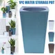 Large Flowerpot Imitation Metal Plastic Tall Planter Garden Accessories Brick Pattern Square Flower