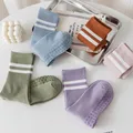 8 Styles Cotton Breathable Mid-calf Yoga Socks Professional Non-slip Pilates Socks Sports Socks Gym