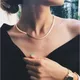 Fashion Blade Chain on Neck Choker Necklace Women Sexy Flat Snake Chain Jewelry Gift Clavicle