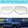 For Silverado Sierra 2014-2018 For GMC Sierra Auto Mirror Glass Heated W/ Backing Plate Mirror
