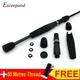 Exceepand Black EVA Foam Spinning Split Fishing Handle Grips Pole Handle Replacement Parts for