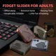 Magnetic Metal Fidget Poker Toys EDC Toys for Men Poker Push Card Stress Relief Toy Haptic Coin