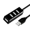 Hub Adapter USB Hub Mini USB 2.0 4-Port Splitter For PC Laptop Notebook Receiver Computer