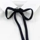 9 colors Fashion 2017 JK bow tie for women Japanese Style tie solid self-tie black red lilac blue