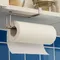 Kitchen paper towel rack kitchen holder refrigerator suction cup hanger roll storage free punch