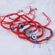 Handmade Braided Rope Lucky Red String Bracelet Blue Eye Charm Bracelets For Women Bring You Lucky