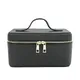 Ladies Saffiano Split Leather Travel Toiletry Case Bag Portable Hanging Makeup Organizer Box Dopp