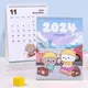 2024 New Limited Edition Bubu Honey Peach Cat Calendar Lunar Desktop Cute Gift Work Calendar Honey