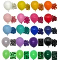 Bulk Latex Balloons 100-200pcs/Set 5 10 12 Inch Sell Light Dark Green Purple Red Black White Orange