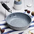 Durable Stone Frying Pan28/26/24/20cm Wok Non-stick Pan Skillet Cauldron Induction Cooker Pans