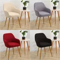 Modern Kitchen Chair Cover Elastic Spandex High Dining Arm Chair Covers Washable Office Computer