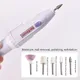 Electric Manicure Pedicure Nail Drill Set 5 In 1 Professional Electric Nail File Grinder Grooming