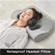 Noise-proof Headset Hole Pillow Memory Foam Pillow Release Ears Pain Pillow with Hole for Side