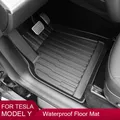 Floor Mats for Tesla Model Y Para 2021 2022 2023 Left Driving All Weather Anti-Slip Waterproof Floor