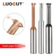 Tungsten Carbide Single Tooth Spiral Milling Cutter Thread Mill Metric Router Bit For Steel Aluminum