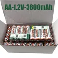 AA Rechargeable Battery Pilas Recargables AA 3600mah 1.2V Ni-mh AA Battery Batteries Only Bundle 1