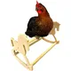 Chicken Roosting Bar Perch Rocking Horse Bird Toy for Coop Strong Wooden Chicken Swing Ladder for