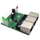 OEM Fast switch mini 3 port ethernet switch 10 / 100mbps rj45 network switch hub pcb module board