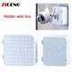 Waterproof Junction Box CCTV Camera Video Connector Hidden Wire Box Power Cable Bracket Wall Mount