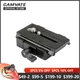 CAMVATE Manfrotto Quick Release Clamp Base With Camera Mount Sliding Plate &1/4" 3/8"Screw For