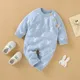 Baby Romper Cotton Knitted Newborn Boy Girl Jumpsuit Outfit Long Sleeve Fall Toddler Infant Winter