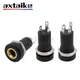 10PCS PJ-392A 3Pin 4Pin 3.5MM Audio Socket 3 Pole Black Stereo Solder Panel Mount Gold With Nuts