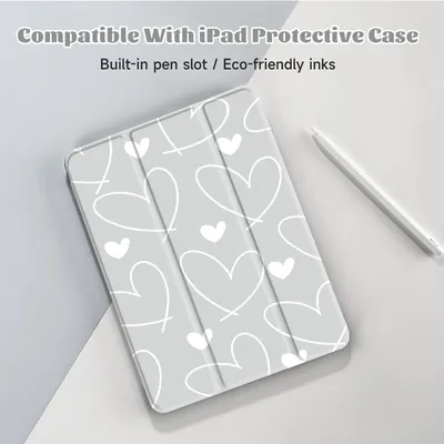 Simple Love Case Compatible With iPad iPad 9.7-Inch (6th/5th Generation, 2018/2017)Mini4/5 ,Air4/5