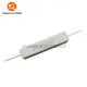 1 piece 20W 5% Cement Resistor Power Resistance 0.1R-10K 0.47 1 1.5 2.2 2.5 3 4.7 5.1 6 10 22 24 33