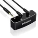 Cooidea 3.5mm Stereo Audio Switcher with Mute Button - 1 In 2 Out or 2 In 1 Out 2/3/4-Pole (TS TRS