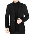 New Autumn Men Woolen Blazers Jackets Cashmere Business Casual Suits Coats Male Slim Fit Blazers