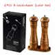 5/8/10 inch Manual Solid Wood Pepper Grinder Oak Pepper Mills Freshly Spice Pepper Ground Pepper