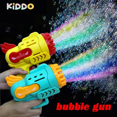 29 Hole Bubble Gun Machine Children Summer Bubble Machine Outdoor Automatic Toy Boys And Girls