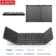 AJIUYU Mini Folding keyboard Wireless Bluetooth Keyboard with Touchpad for Windows Android IOS iPad