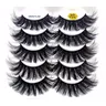2021 NEW 2-10 pairs 100% Real Mink Eyelashes 3D Natural False Eyelashes Mink Lashes Soft Eyelash