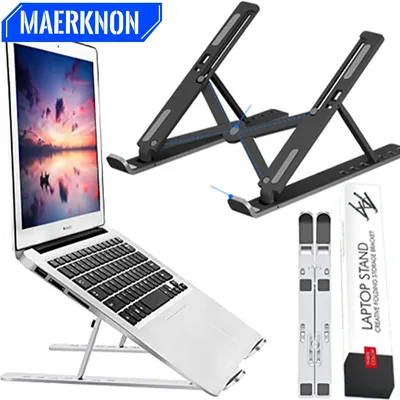 Adjustable Laptop Stand Portable Laptop Holder Riser Notebook Stands Compatible with 8-15inch Laptop