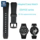 Silicone Rubber Sports Watch Strap For Casio 5119 Edifice EF-552 Watchband EF-552D-1A Men's Bracelet