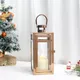 Stainless Steel Candle Holder Lanterns Rose Gold Hanging Lantern Candlestick Light for Indoor