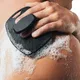 Silicone Body Scrubber Exfoliating Bath Brush Handheld Shower Cleansing Brush Back Massager Skin