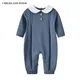 Baby Romper Boys Jumpsuit Newborn Knitted Baby Clothes Infant Boy Romper Playsuit Cotton Long Sleeve