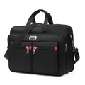 Large Capacity Men's Briefcase Multifunction Oxford 14" Laptop Bag Multilayers Shoulder Office Bags
