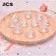 10Pcs Portable 5g Mini Cosmetic Empty Jar Pot Diamond Cream Box Eyeshadow Makeup Face Cream