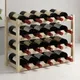 Solid Wood Wine Rack Cabinet Wine Storage Bottle Holder Stand Red Wine Shelf Wooden Bottle Household