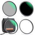 K&F Concept Magnetic Filter Kit ND1000 MC UV CPL Ultra Slim filter Camera Lens and Filter Bag 62mm