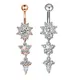 Cute Dangle Belly Ring Pack 14G Navel Piercing Bulk Sexy Belly Ring Set Belly Button Ring Lot