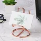 1pcs Golden Desk Business Card Holder Metal Phone Holder Rack Office Supplies Desk Display Stand