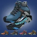 Men Snow Boots Fashionable Outdoor Mountaineering Anti Slip Insulation Plush Waterproof Casual