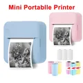 Mini Pocket Thermal Self-adhesive Stickers Photo Printer HD Multifunction 58mm Portable Sticker