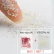 Buy 1 get free 1 Crystal 1.1mm Nail Rhinestone Crystal Glass Micro Rhinestones For 3D Nails Art